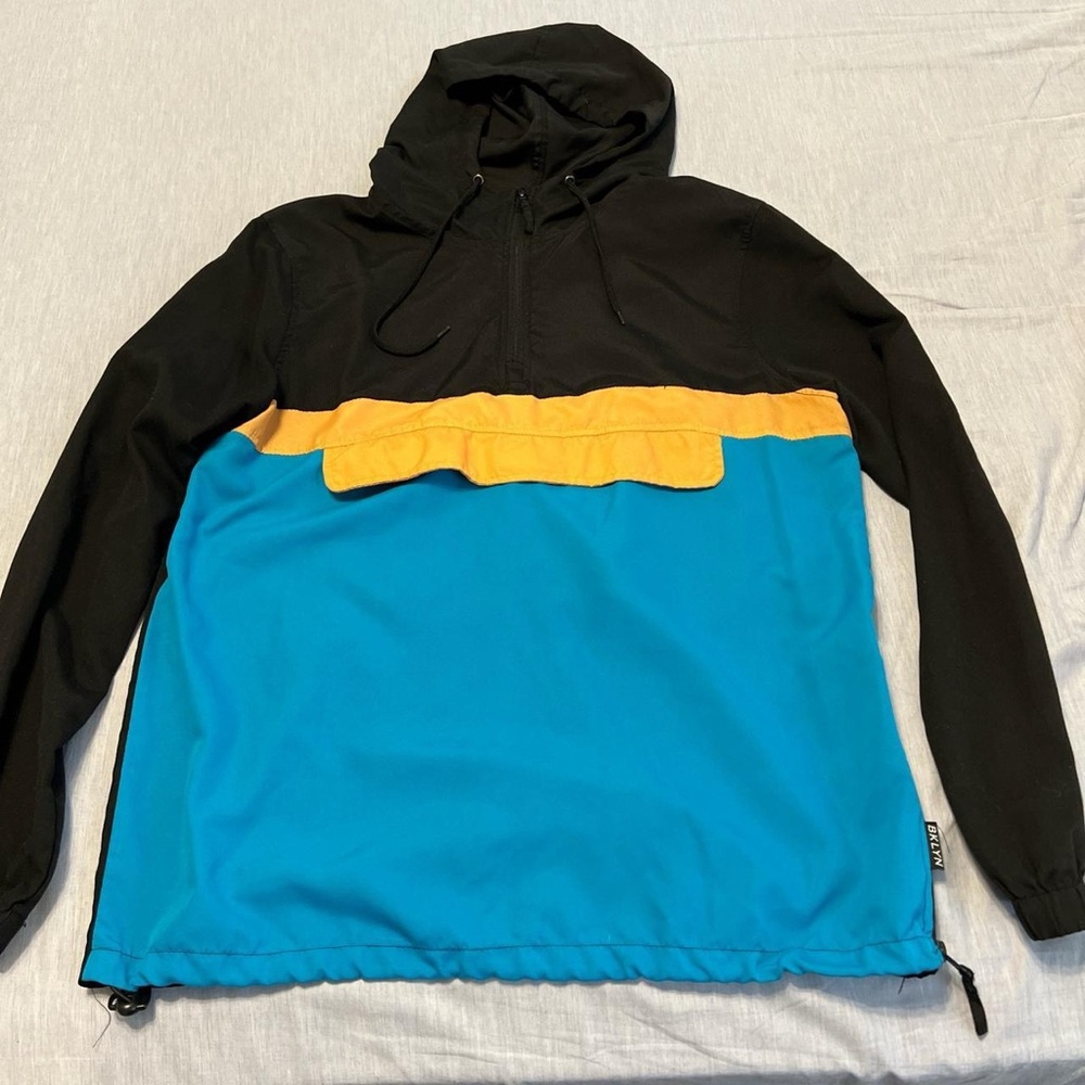 Men's Half Zip Lightweight Windbreaker Hoodie